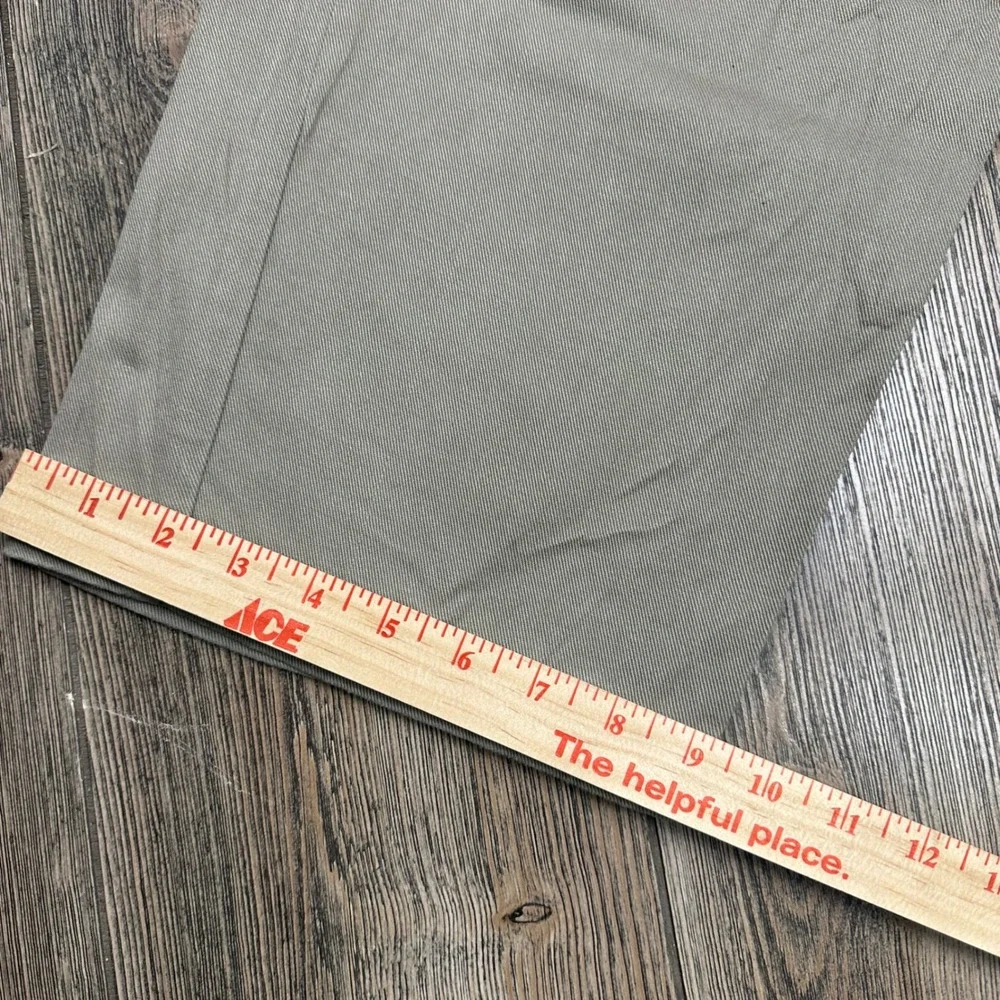 Patagonia Vintage Mens Khaki Pleated Chino Pants 34x30 Cotton Twill 1990 Tan